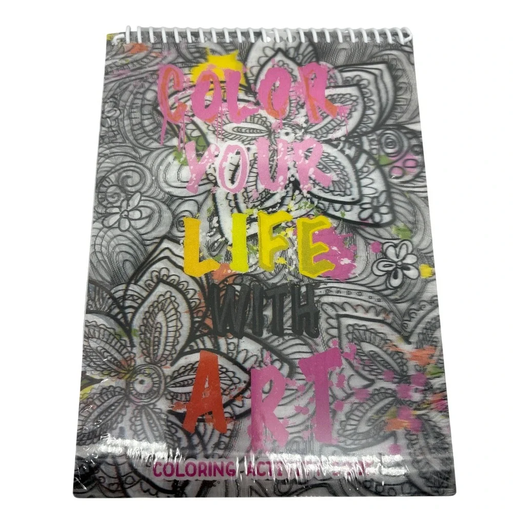 Coloring Activity‎ Book Iscream Color Your Life With Art 96 Pages NEW